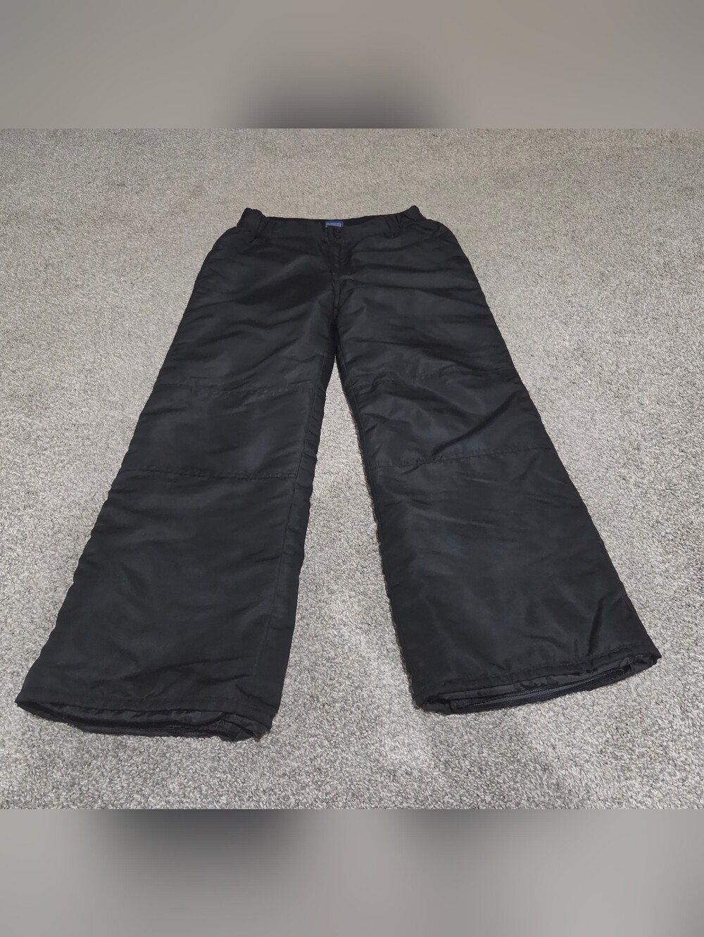 Falls Creek Black Kids Insulated Snow Pants Size Large 12/14